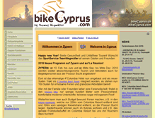 Tablet Screenshot of bikecyprus.ch